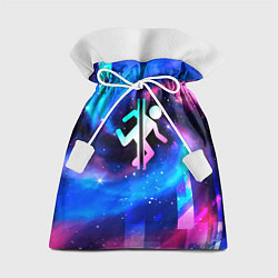 Мешок для подарков Portal неоновый космос, цвет: 3D-принт