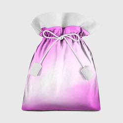 Мешок для подарков Градиент розовый, цвет: 3D-принт