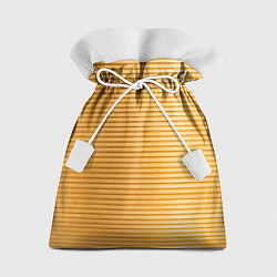 Мешок для подарков Золотистый текстурный паттерн, цвет: 3D-принт
