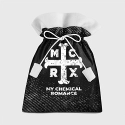 Подарочный мешок My Chemical Romance с потертостями на темном фоне