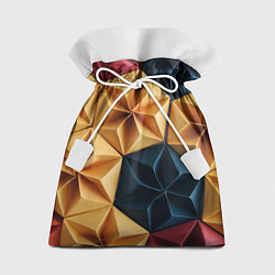 Мешок для подарков Геометрические ромбические фигуры, цвет: 3D-принт
