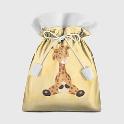 Мешок для подарков Малыш жираф, цвет: 3D-принт