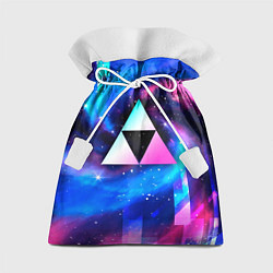 Мешок для подарков Zelda неоновый космос, цвет: 3D-принт