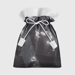 Мешок для подарков Серые кубы с сигилами, цвет: 3D-принт