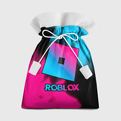 Мешок для подарков Roblox - neon gradient, цвет: 3D-принт