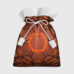 Мешок для подарков Оранжевая техноброня, цвет: 3D-принт