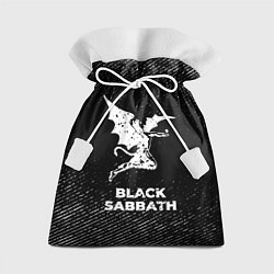 Подарочный мешок Black Sabbath с потертостями на темном фоне