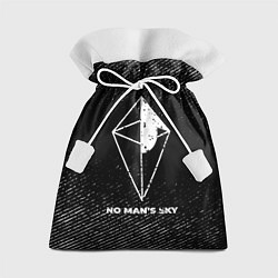 Подарочный мешок No Mans Sky с потертостями на темном фоне
