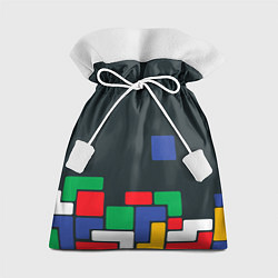 Мешок для подарков Падающий блок тетрис, цвет: 3D-принт