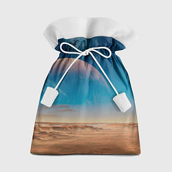 Мешок для подарков Пустыня и очертания планеты, цвет: 3D-принт
