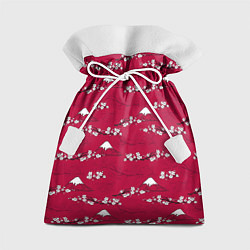 Мешок для подарков Японский паттерн - цветение сакуры, цвет: 3D-принт