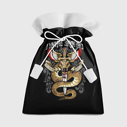 Мешок для подарков Lynyrd Skynyrd - южный рок, цвет: 3D-принт