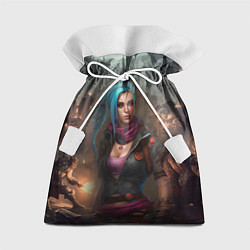 Мешок для подарков Jinx art Arcane League of Legends fantasy, цвет: 3D-принт