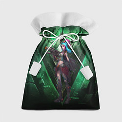 Мешок для подарков Jinx art arcane league of legends, цвет: 3D-принт