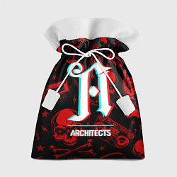 Мешок для подарков Architects rock glitch, цвет: 3D-принт