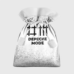 Подарочный мешок Depeche Mode с потертостями на светлом фоне