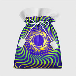 Мешок для подарков Абстрактный спиральный узор, цвет: 3D-принт