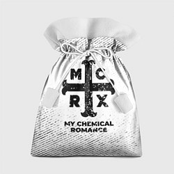 Подарочный мешок My Chemical Romance с потертостями на светлом фоне