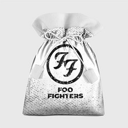 Подарочный мешок Foo Fighters с потертостями на светлом фоне