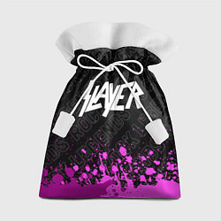 Мешок для подарков Slayer rock legends: символ сверху, цвет: 3D-принт