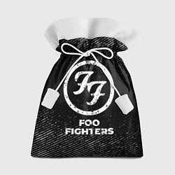 Подарочный мешок Foo Fighters с потертостями на темном фоне
