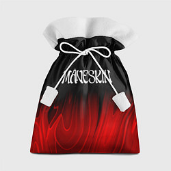 Мешок для подарков Maneskin red plasma, цвет: 3D-принт