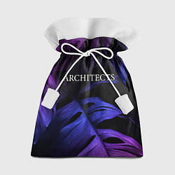 Мешок для подарков Architects neon monstera, цвет: 3D-принт
