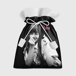 Мешок для подарков Blackpink Lisa Sign of love, цвет: 3D-принт