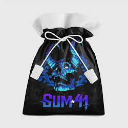 Мешок для подарков Sum41 horns skull, цвет: 3D-принт
