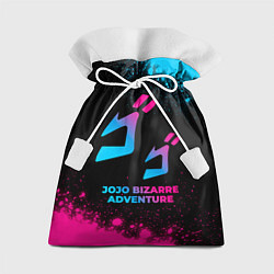 Мешок для подарков JoJo Bizarre Adventure - neon gradient, цвет: 3D-принт