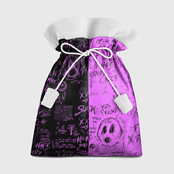 Мешок для подарков Dead inside purple black, цвет: 3D-принт