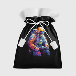Мешок для подарков Читающий космонавт, цвет: 3D-принт