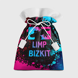 Подарочный мешок Limp Bizkit - neon gradient