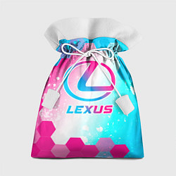 Подарочный мешок Lexus neon gradient style