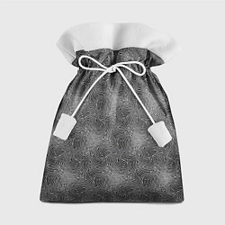 Мешок для подарков Узор Черно-белый, цвет: 3D-принт