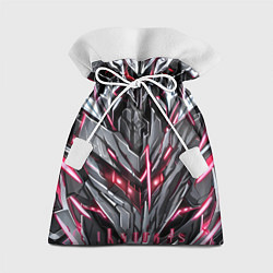 Мешок для подарков Красная кибер броня, цвет: 3D-принт