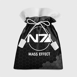 Подарочный мешок Mass Effect glitch на темном фоне