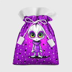 Подарочный мешок Alien - purple color