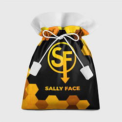 Мешок для подарков Sally Face - gold gradient, цвет: 3D-принт
