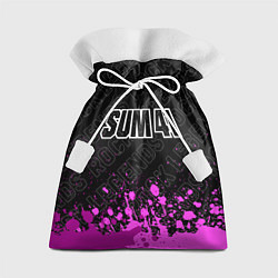 Мешок для подарков Sum41 rock legends: символ сверху, цвет: 3D-принт