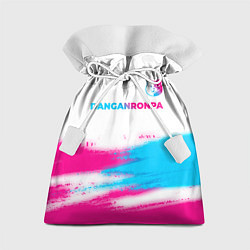 Мешок для подарков Danganronpa neon gradient style: символ сверху, цвет: 3D-принт