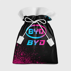 Подарочный мешок BYD - neon gradient