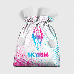 Подарочный мешок Skyrim neon gradient style