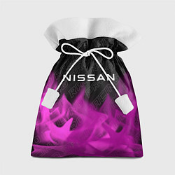 Мешок для подарков Nissan pro racing: символ сверху, цвет: 3D-принт
