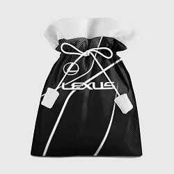 Подарочный мешок Lexus - white line