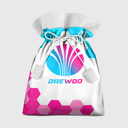 Мешок для подарков Daewoo neon gradient style, цвет: 3D-принт