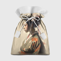 Мешок для подарков Нежная гейша, цвет: 3D-принт