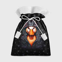 Мешок для подарков Утка в капюшоне, цвет: 3D-принт