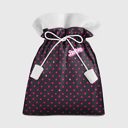 Мешок для подарков Барби горошек, цвет: 3D-принт