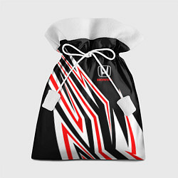 Подарочный мешок Хонда - белый и красный